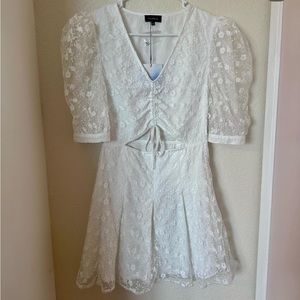 Lace white dress